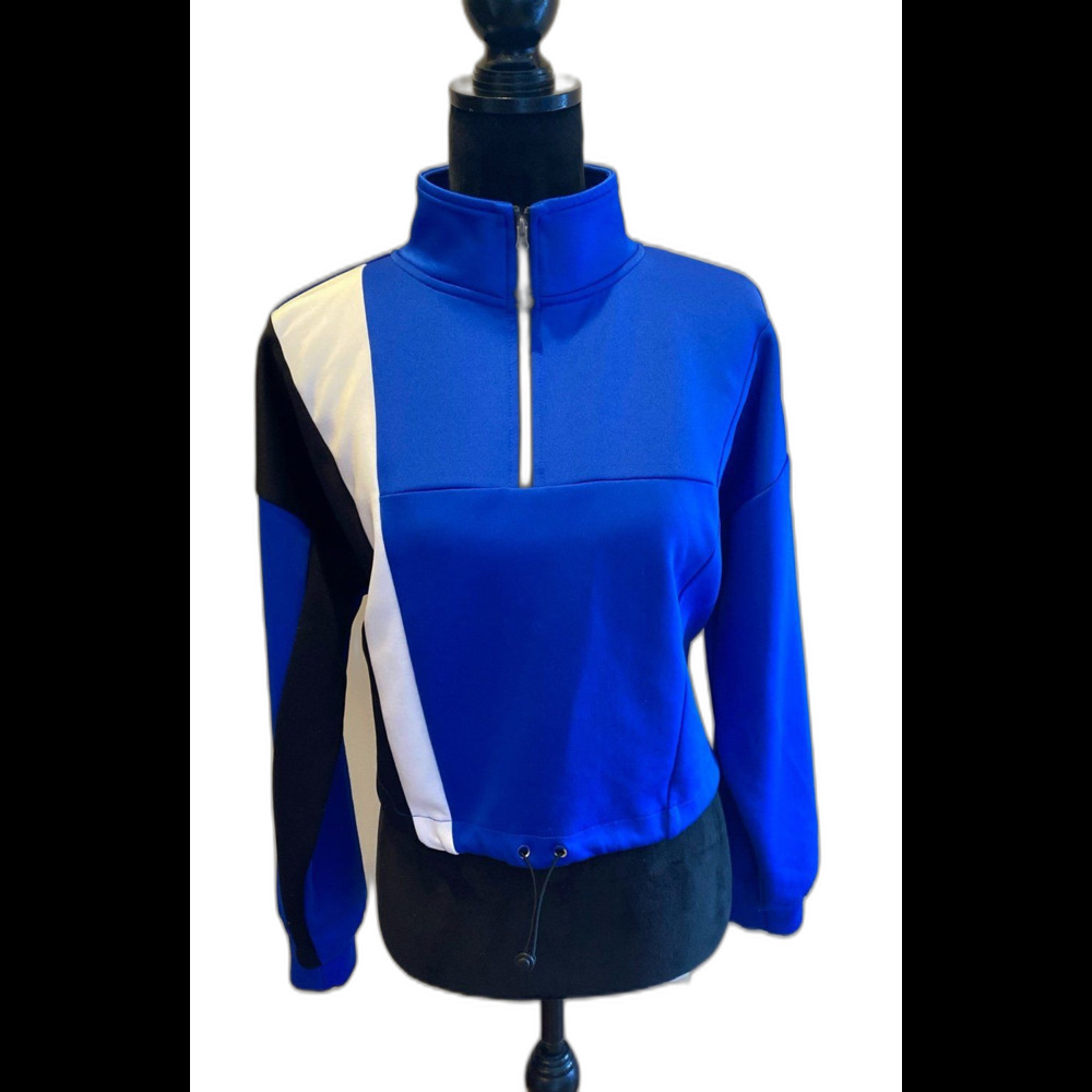 Jacket Sports Illustrated Scuba‎ Popover Athletic Cropped Jacket Size Medium